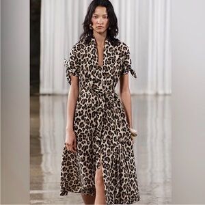 Zara leopard print dress